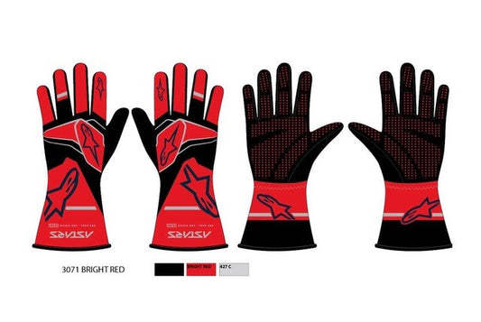 KART GLOVES TECH1 BIREL ART / LECLERC ALPINESTARS